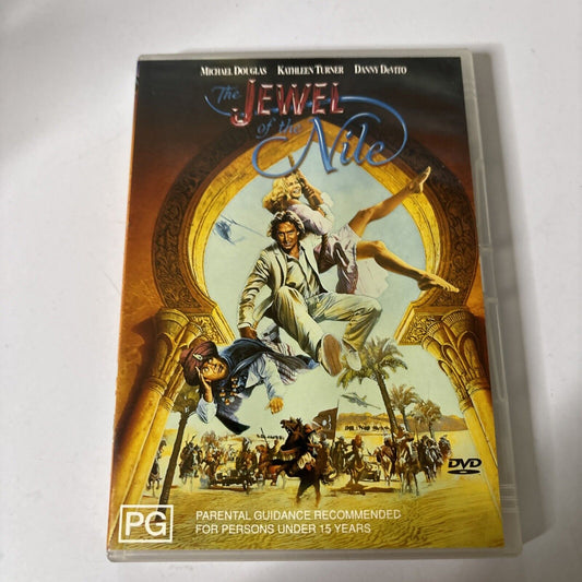 The Jewel of the Nile (DVD, 1985) Michael Douglas, Kathleen Turner Region 4