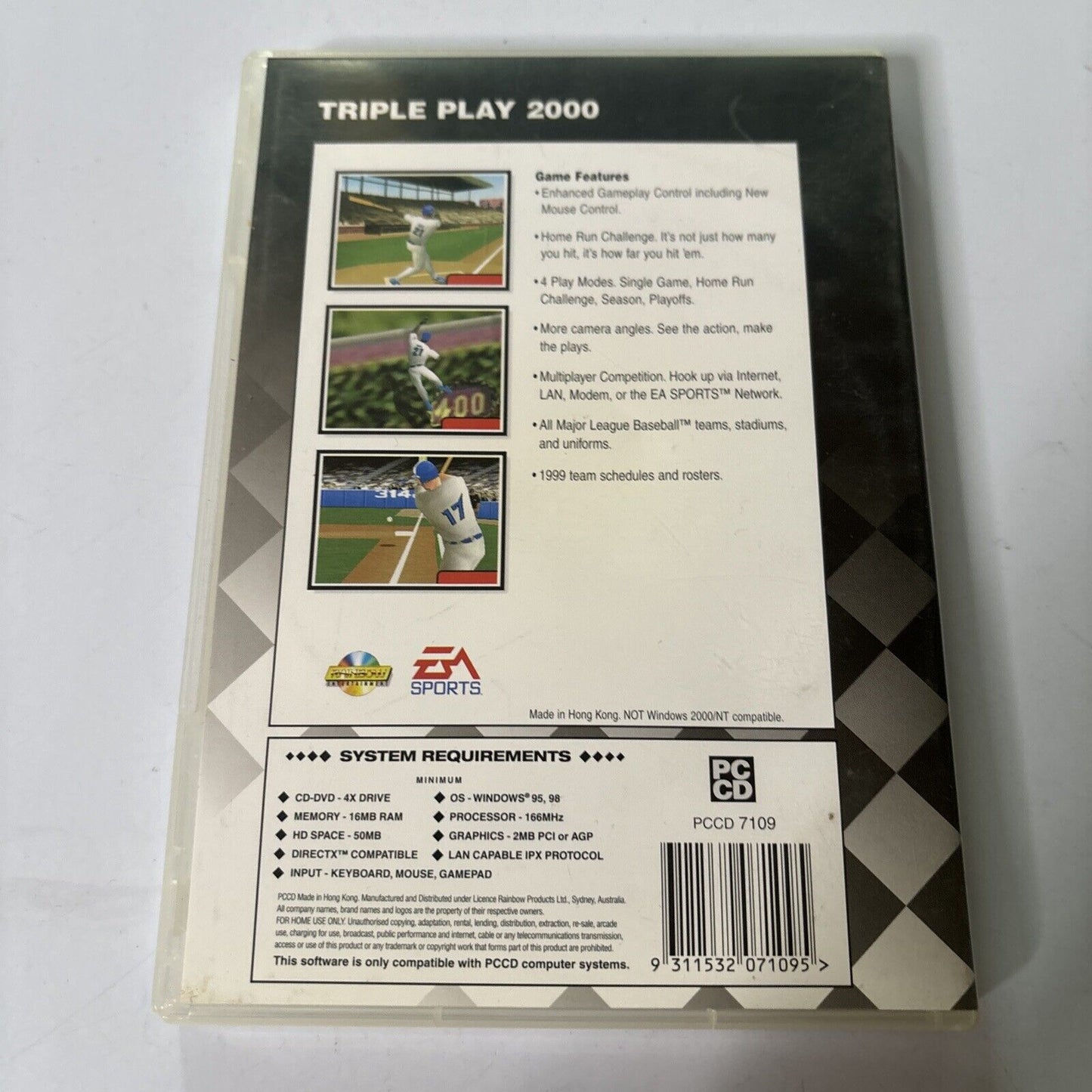Triple Play 2000 EA Sports PC CDROM Windows 95/98