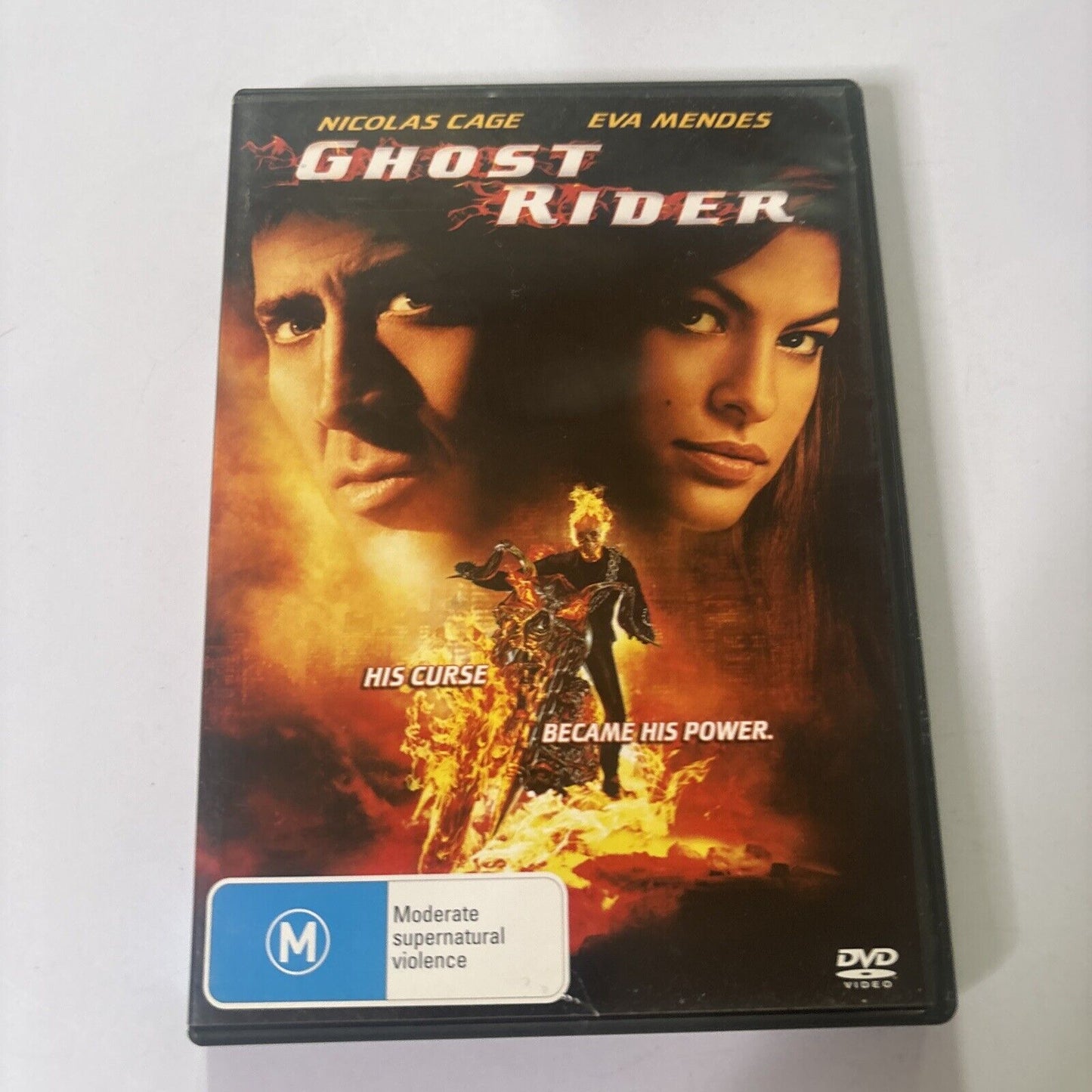 Ghost Rider (DVD, 2007) Nicholas Cage, Eva Mendes NEW Region 4