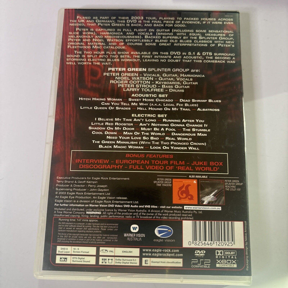 Peter Green Splinter Group - An Evening with In Concert (DVD, 2003) Al ...
