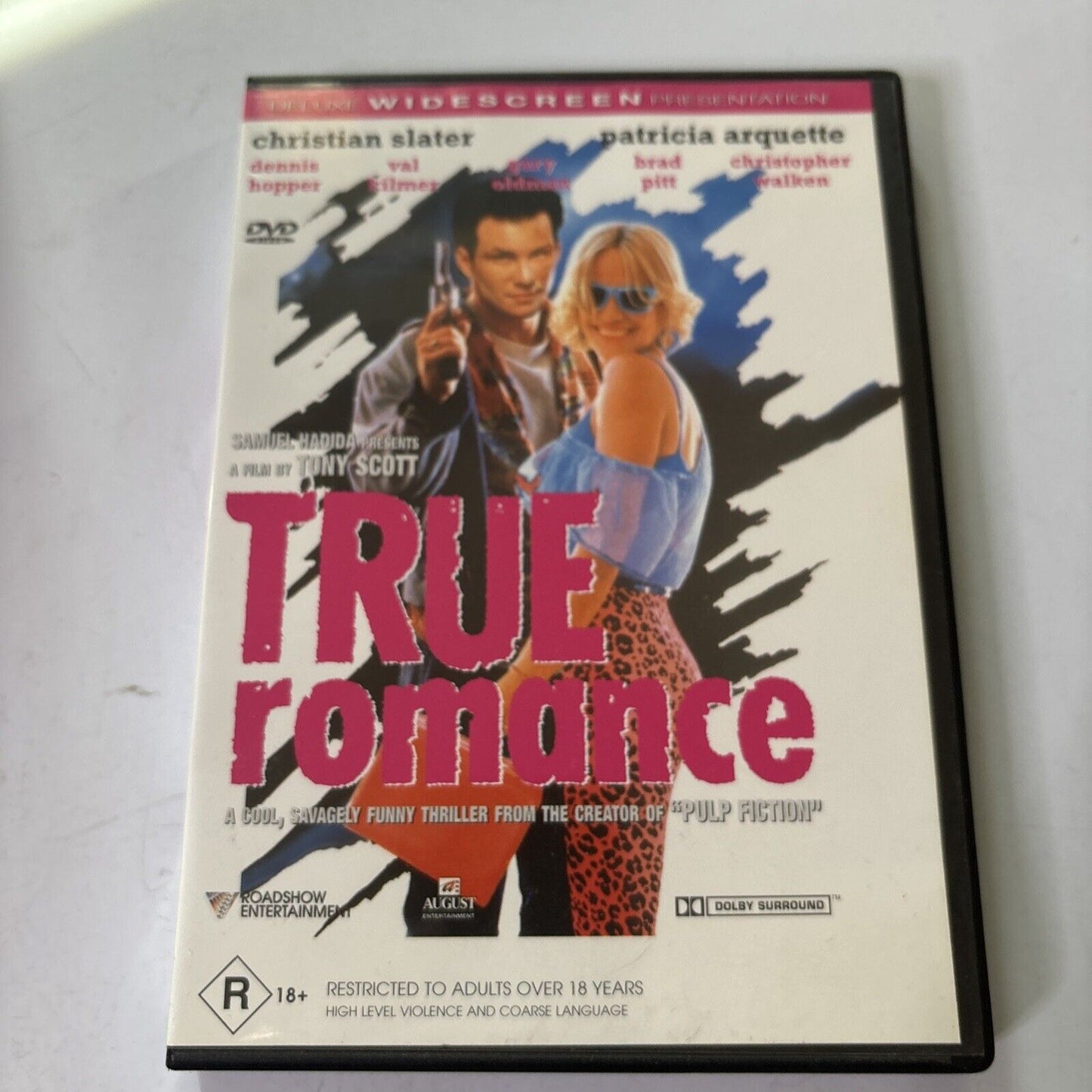 True Romance  (DVD, 1993) Christian Slater, Patricia Arquette Region 4