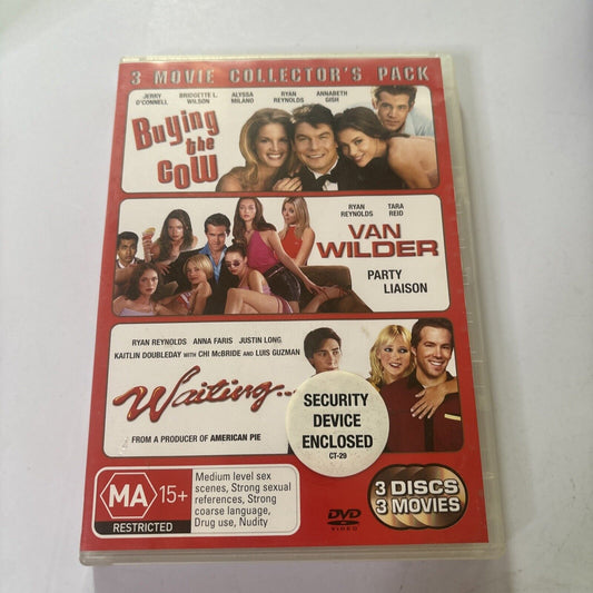 Buying the Cow / Van Wilder / Waiting (DVD, 3-Disc) Region 4