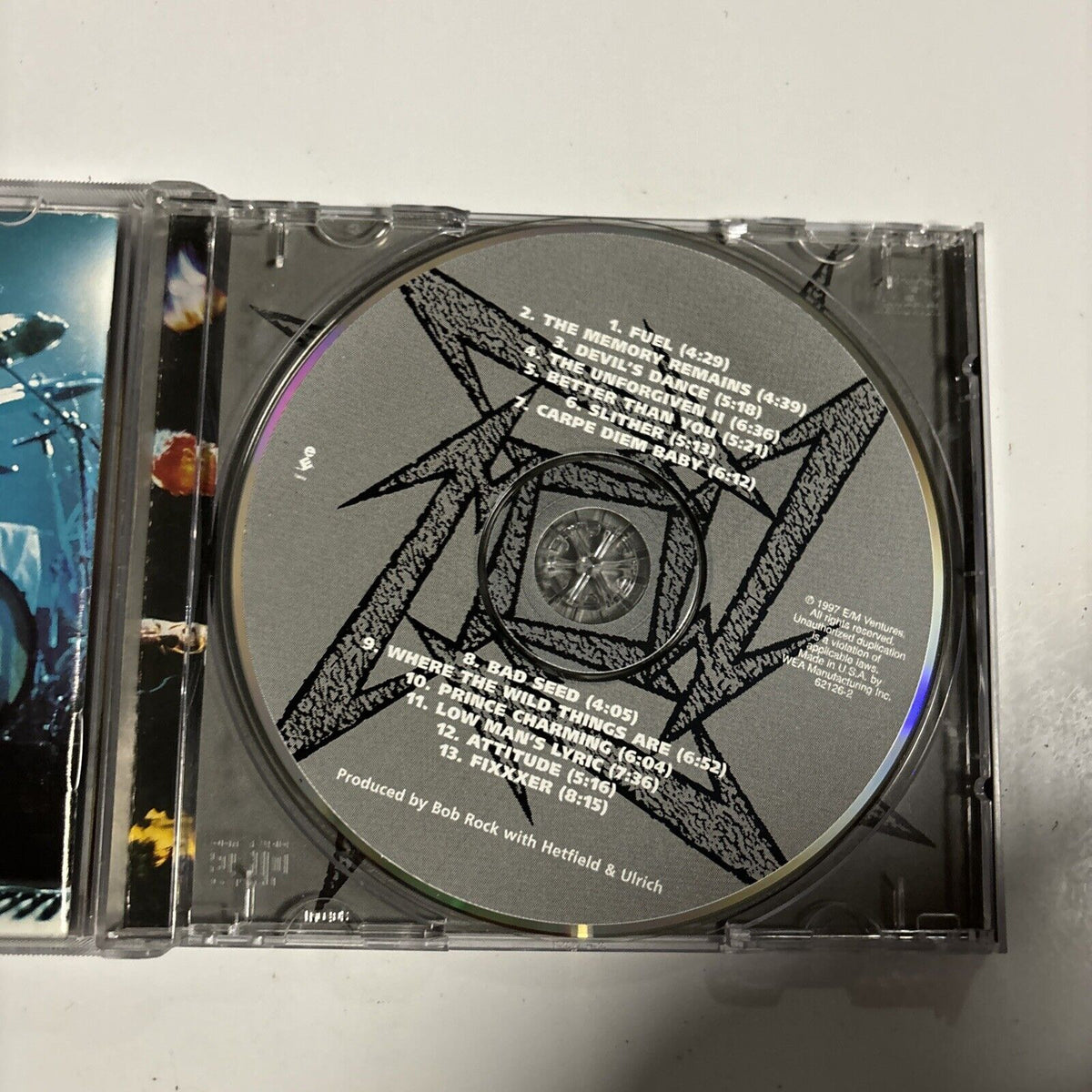 Metallica - Reload (CD, 1997) 62126-2 Rock – Retro Unit