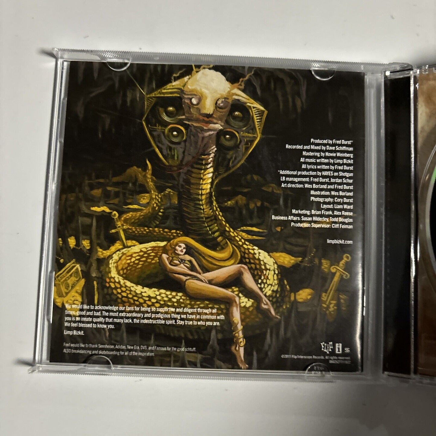 Limp Bizkit - Gold Cobra (CD, 2011) Flip Records