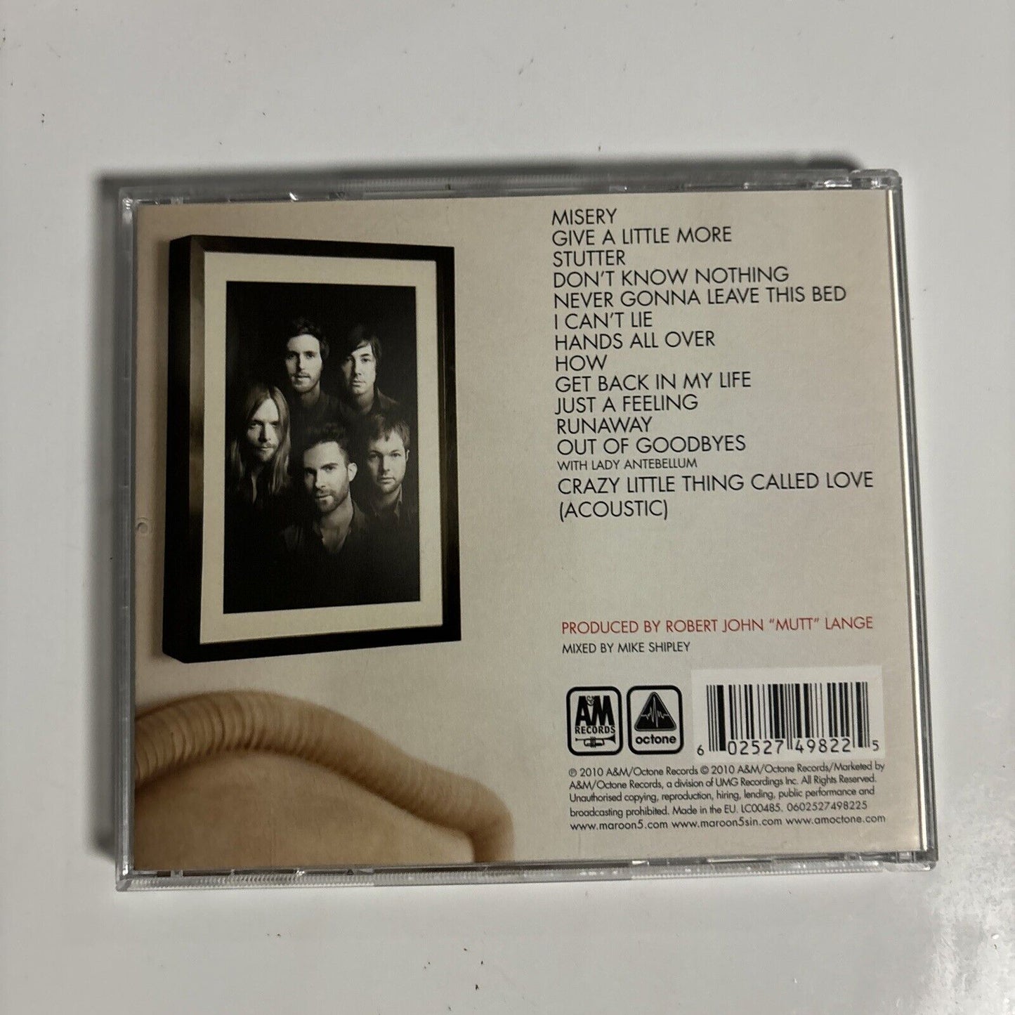 Maroon 5 - Hands All Over (CD, 2010) A&M Octone Records