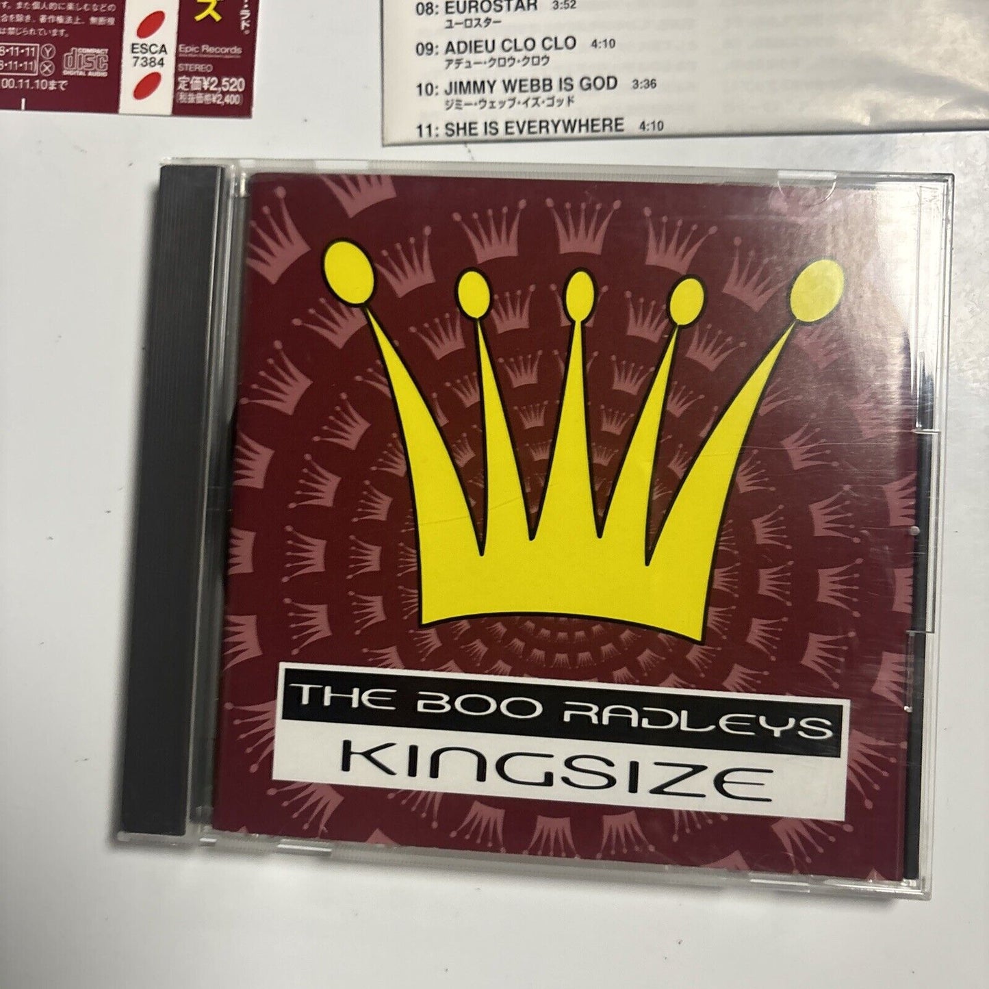 The Boo Radleys - Kingsize (CD, 1998) Japan esca-7384 Obi