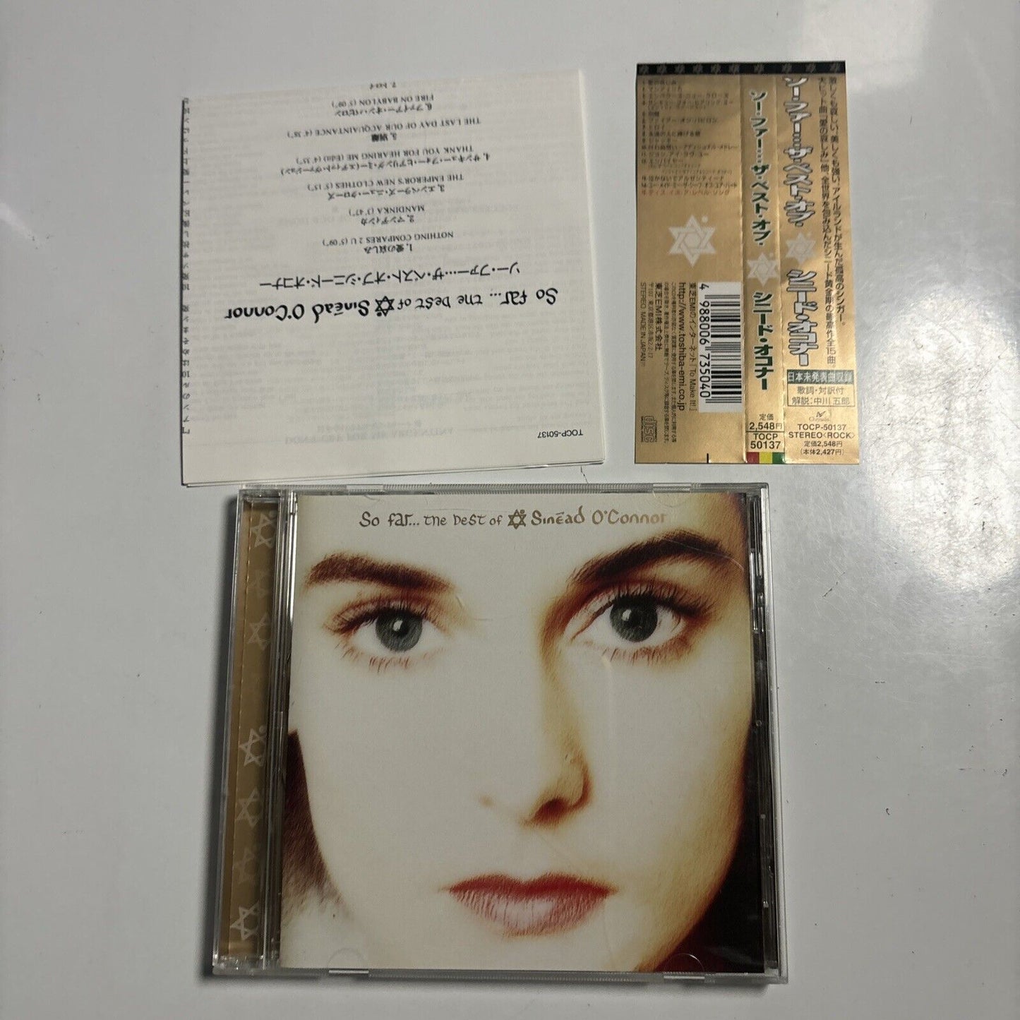 Sinéad O'Connor - So Far... The Best Of (CD, 1997) Japan TOCP-50137