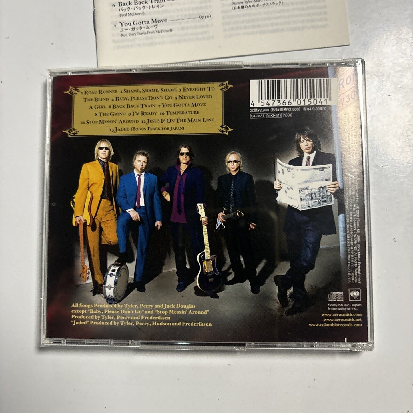 Aerosmith - Honkin' On Bobo (CD, 2004) Japan SICP 566-7