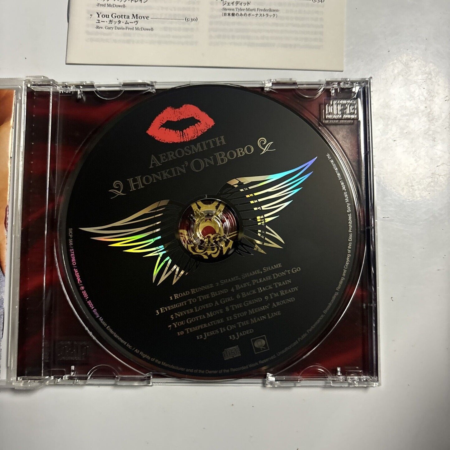 Aerosmith - Honkin' On Bobo (CD, 2004) Japan SICP 566-7
