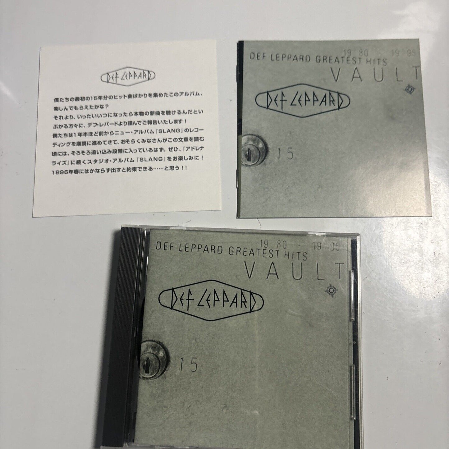 Def Leppard - Vault: Def Leppard Greatest Hits (CD, 1995) Japan phcr-3035