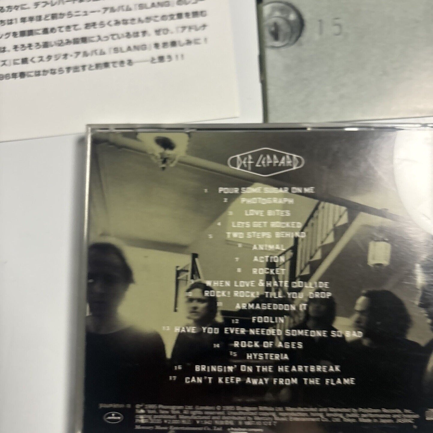 Def Leppard - Vault: Def Leppard Greatest Hits (CD, 1995) Japan phcr-3035