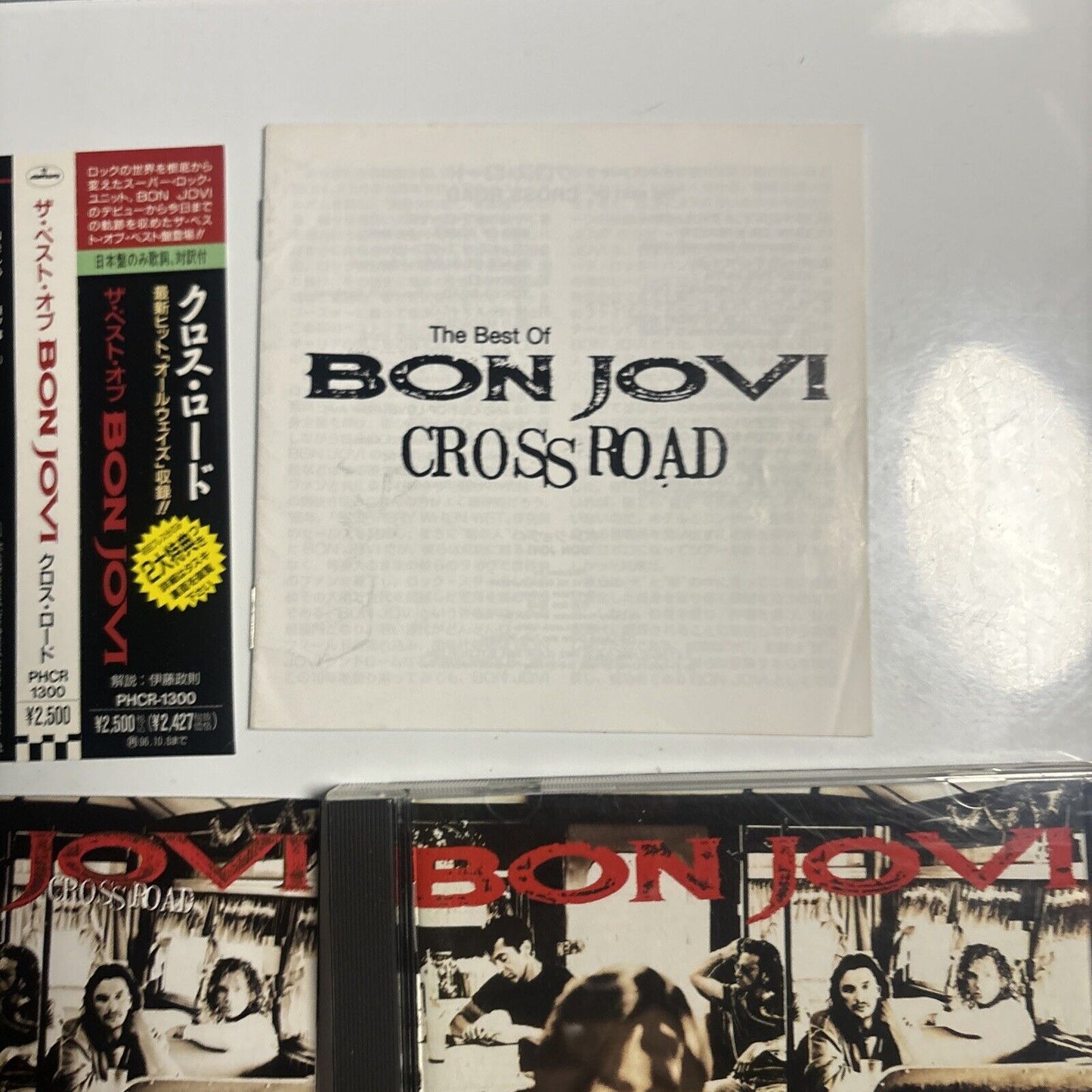 Bon Jovi - Cross Road (CD, 1994) Rock Japan phcr-1300 Obi