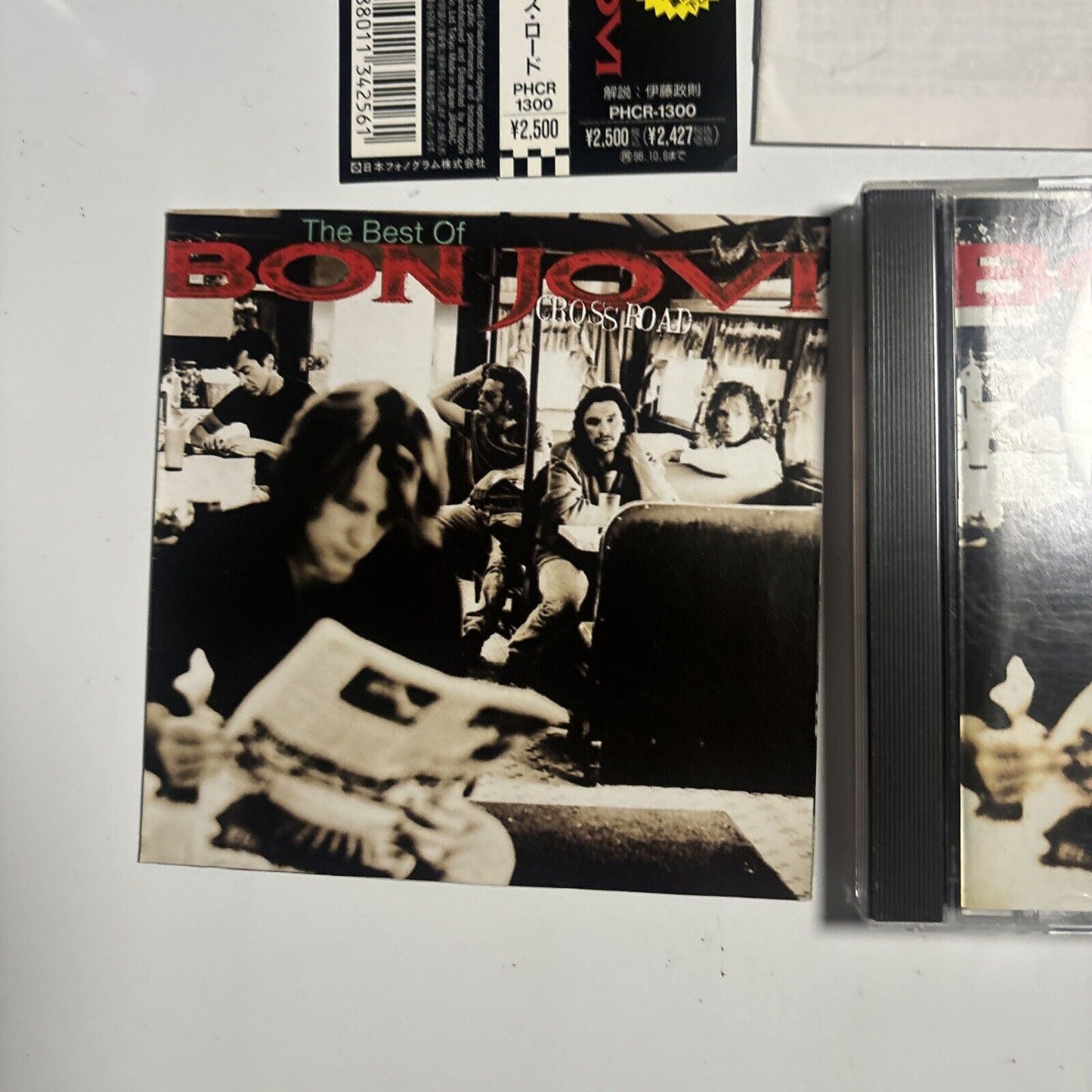 Bon Jovi - Cross Road (CD, 1994) Rock Japan phcr-1300 Obi