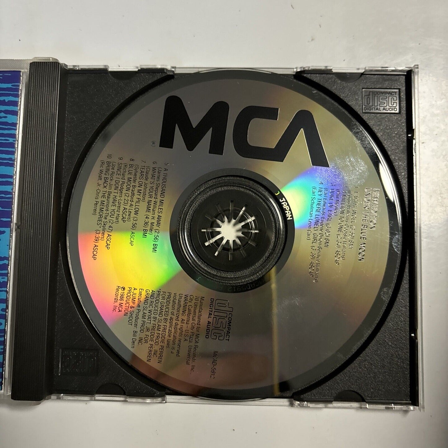 New Edition - Under The Blue Moon (CD, 1986) MCA Records MCAD-5912