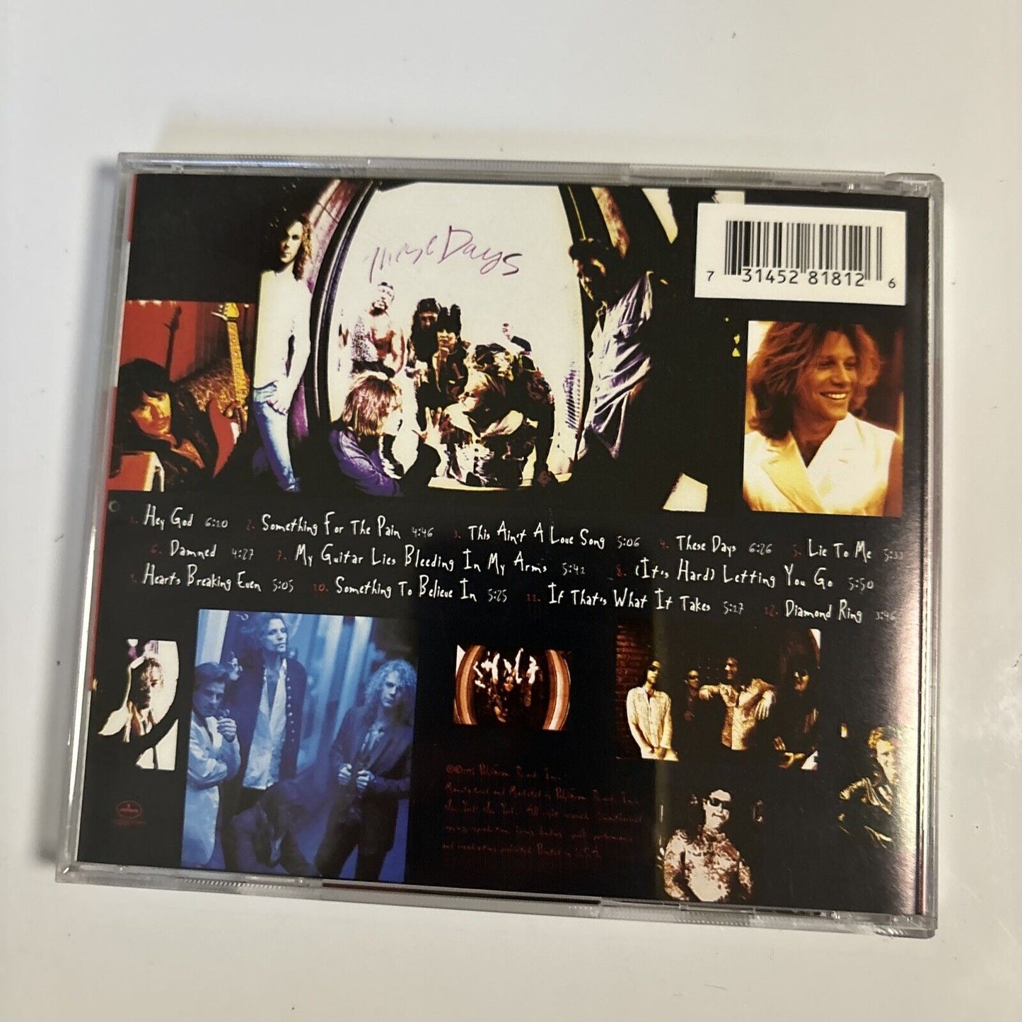 Bon Jovi - These Days (CD, 1995) Mercury 528 345-2