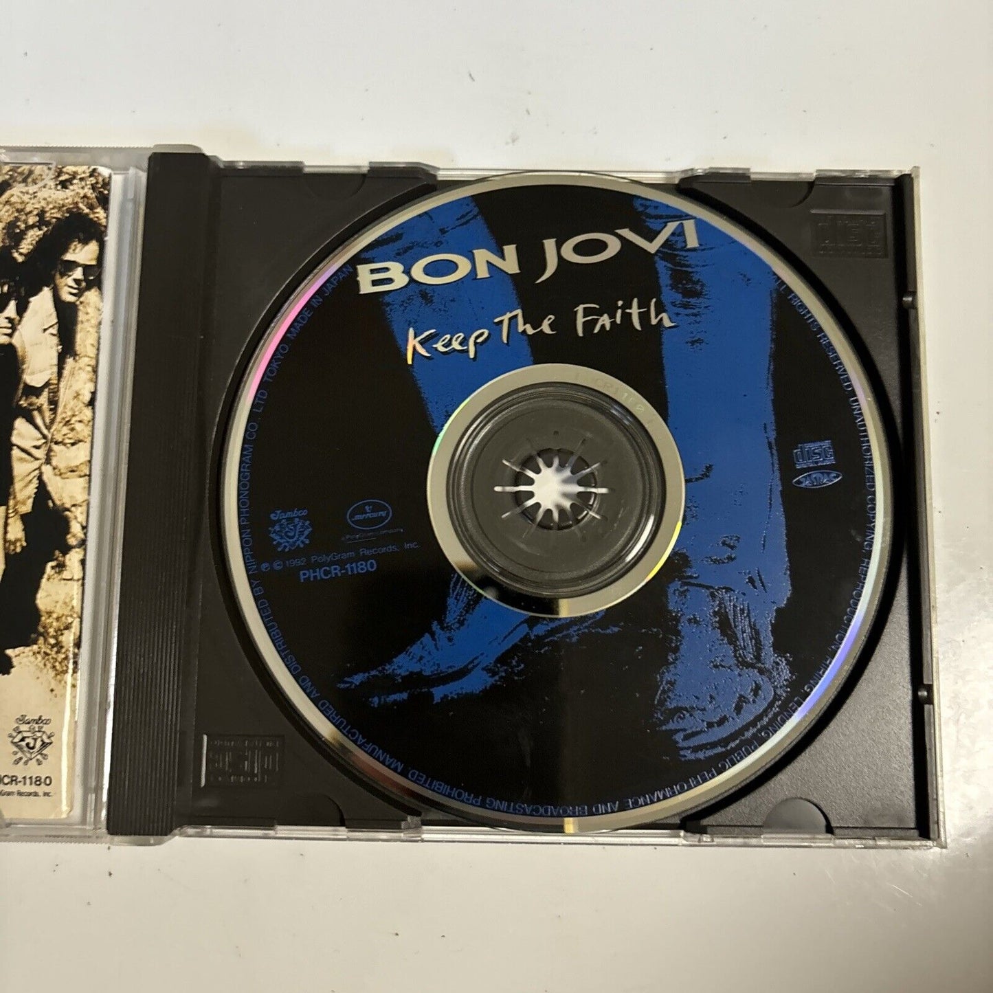 Bon Jovi - Keep The Faith (CD, 1992) Japan PHCR-1180