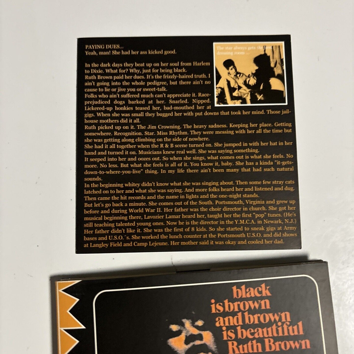Ruth Brown - Black Is Brown And Brown Is Beautiful (CD 2005) VAMPI CD 047