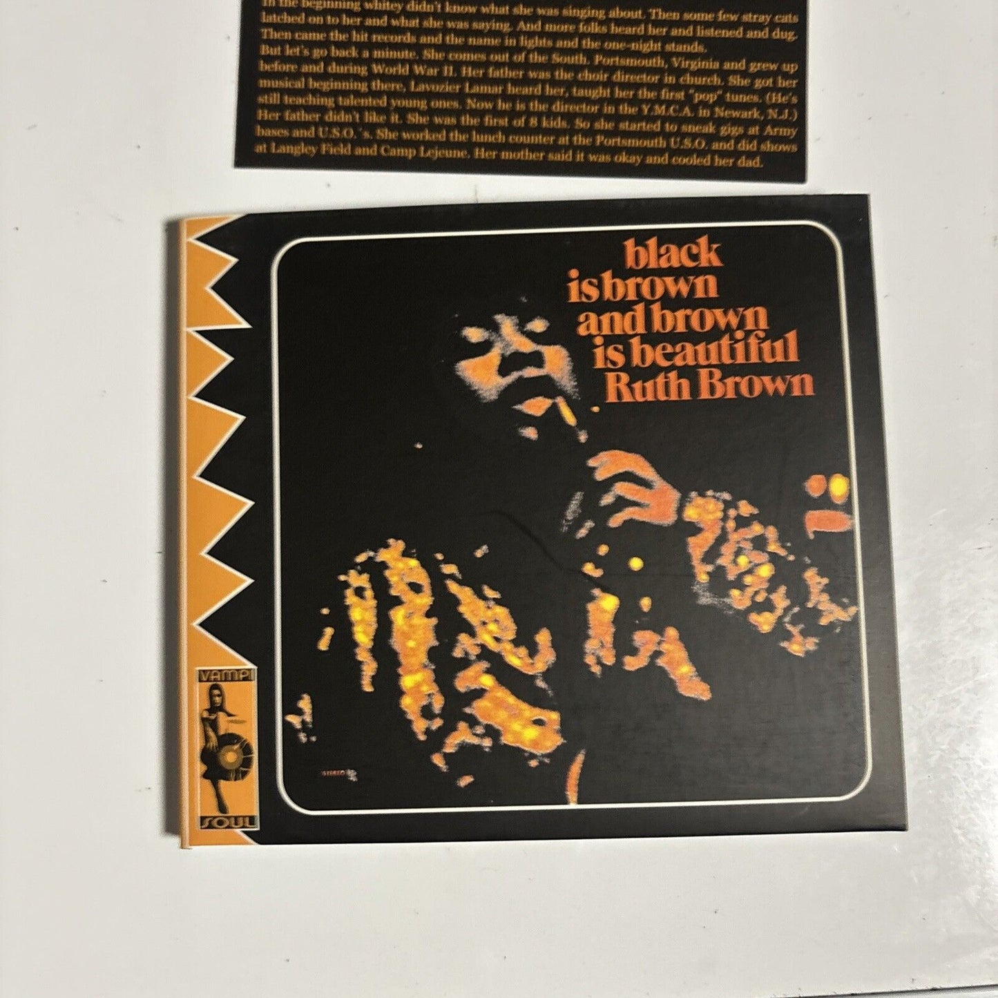 Ruth Brown - Black Is Brown And Brown Is Beautiful (CD 2005) VAMPI CD 047