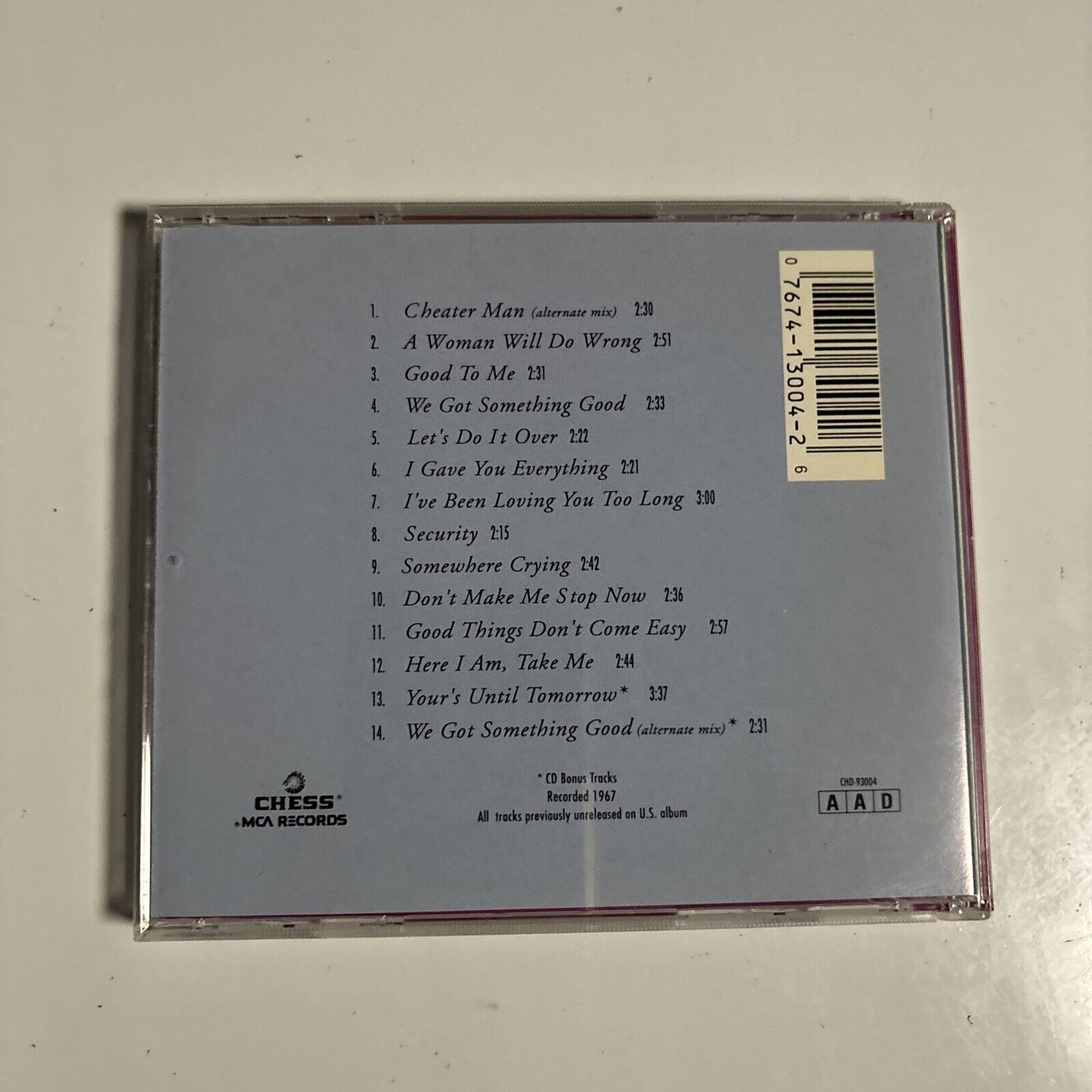 Irma Thomas - Something Good / The Muscle Shoals Sessions (CD, 1990) CHD 93004