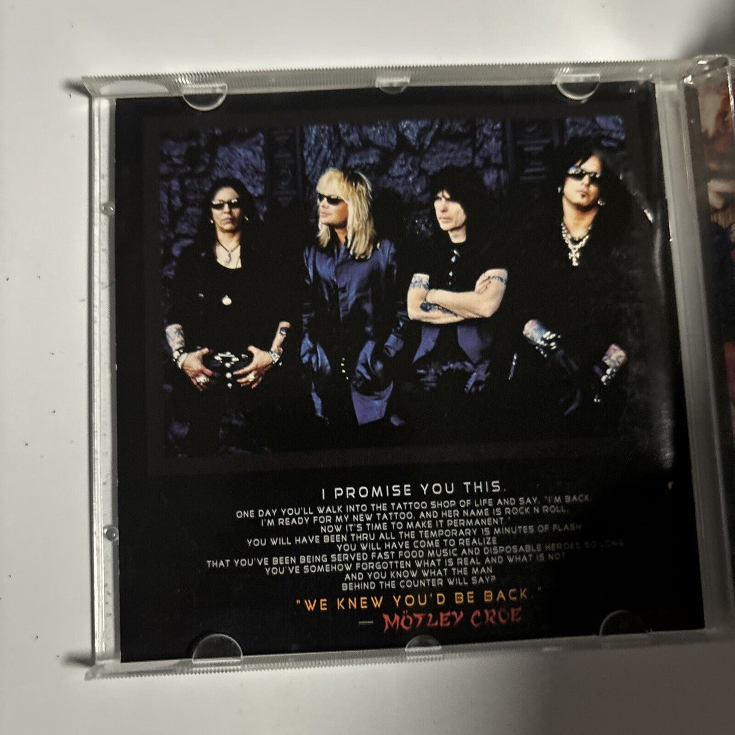 Mötley Crüe - New Tattoo (CD, 2000) Mötley Records