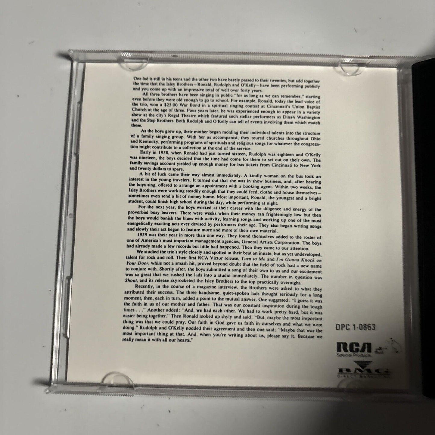 The Isley Brothers - Shout! (CD, 1959) COL-CD-5103