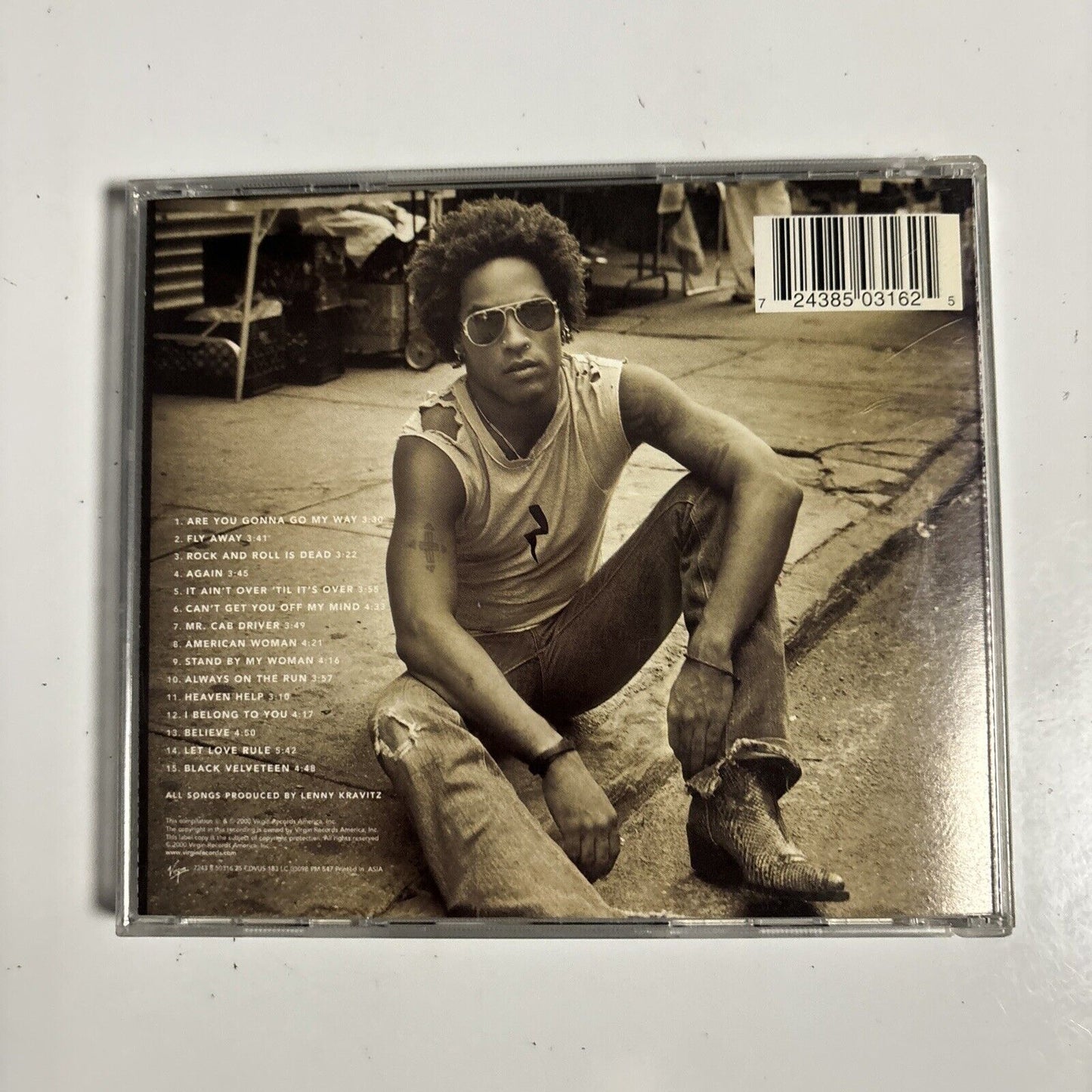 Lenny Kravitz - Greatest Hits (CD, 2000) Virgin 7243 8 50456 2 6