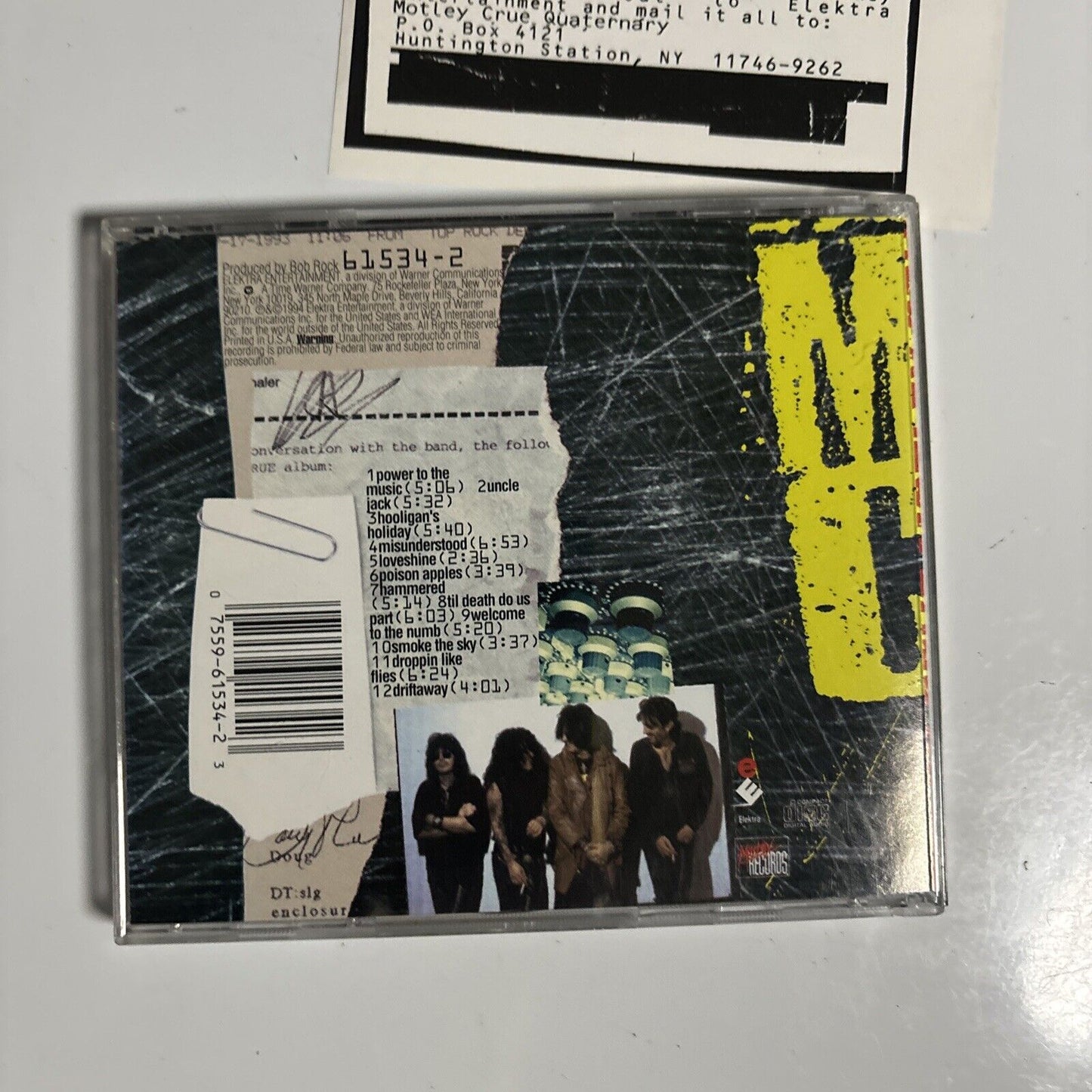 Mötley Crüe by Mötley Crüe (CD, 1994) Elektra