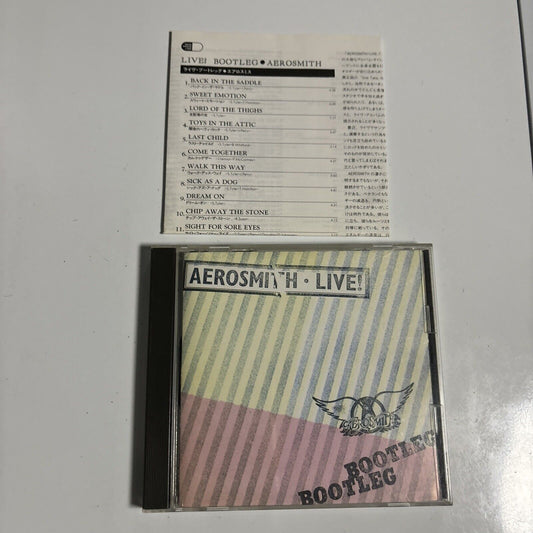 Aerosmith - Live! Bootleg (CD, 1993) Japan SRCs-6275