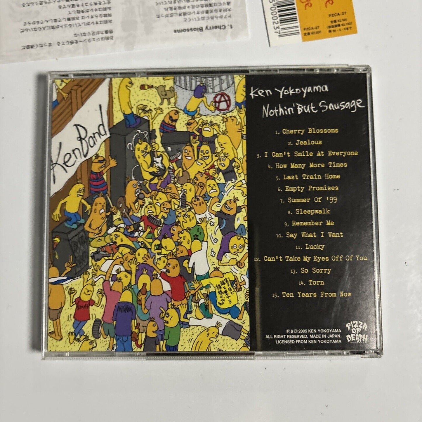 Ken Yokoyama - Nothin' But Sausage (CD, 2005) Japan Obi pzca-27