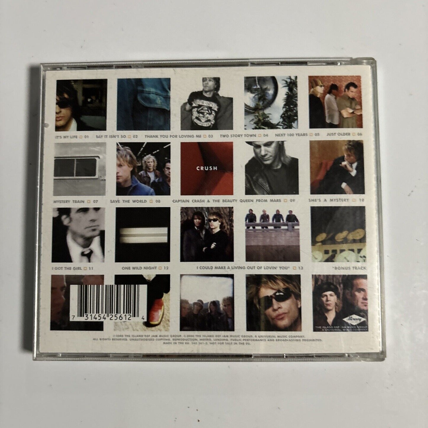 Bon Jovi - Crush (CD, 2000) Island Def Jam Music Group, 542 561-2