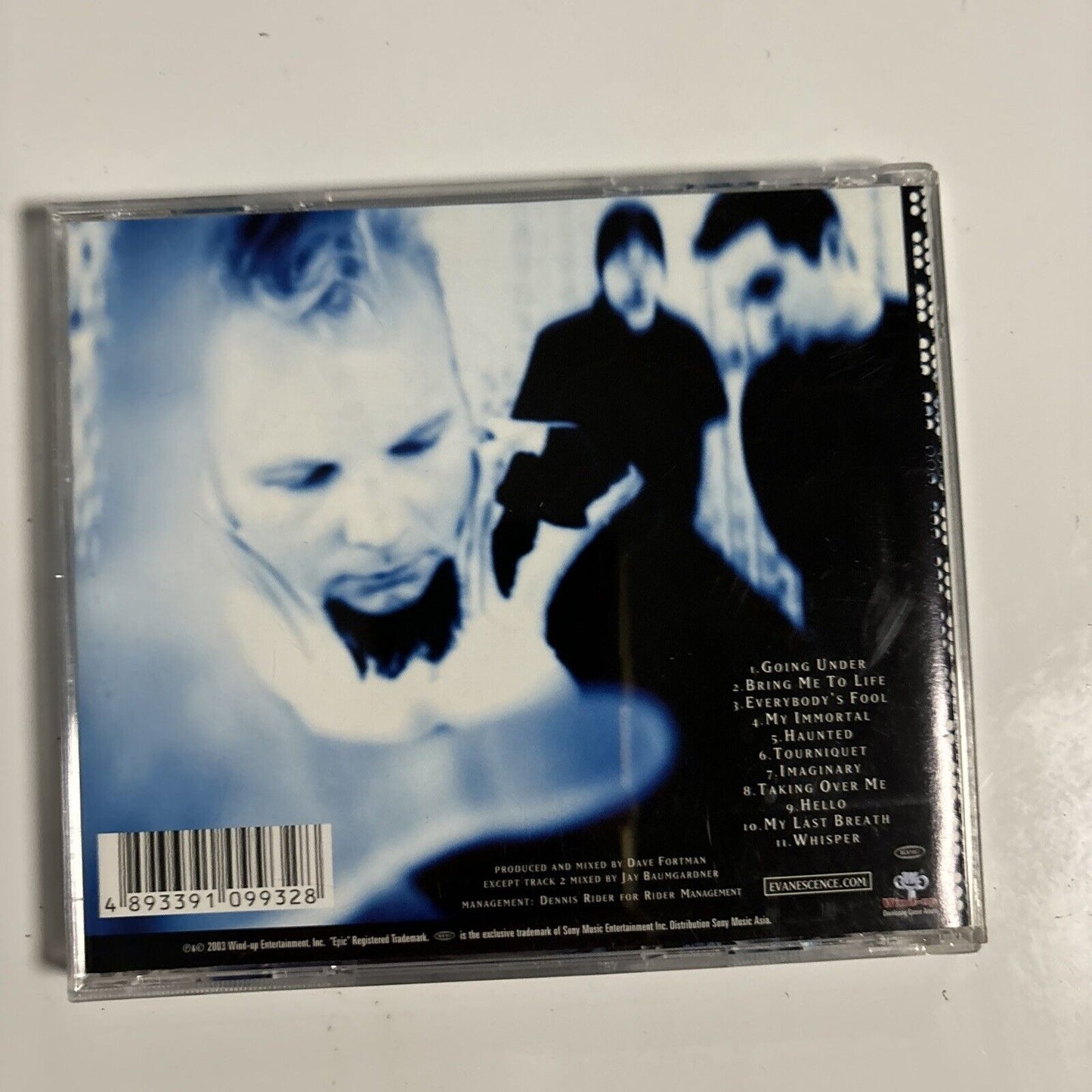 Evanescence - Fallen (CD, 2003) Wind-Up 12345