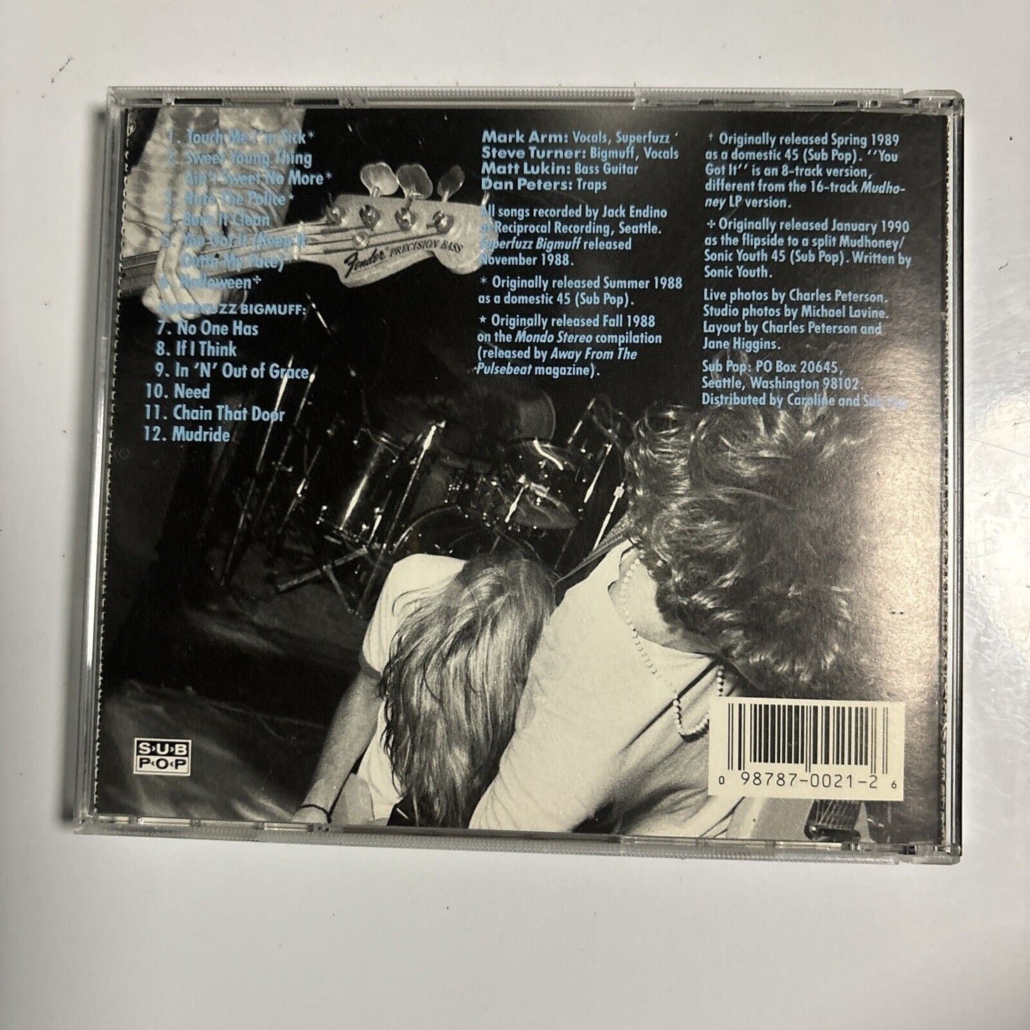 Mudhoney - Superfuzz Bigmuff Plus Early Singles (CD, 1990) SP21b