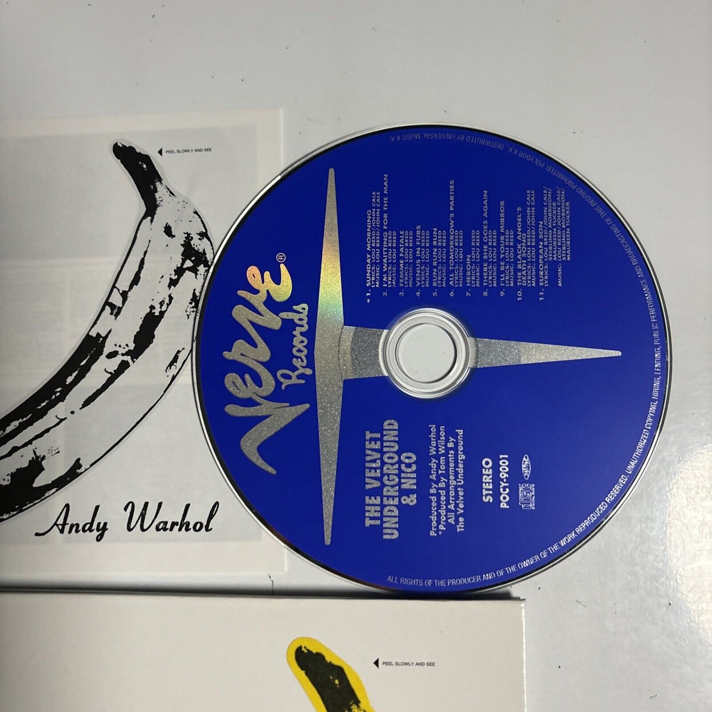 The Velvet Underground & Nico (CD, 2000) Japan pocy-9001 Digipak