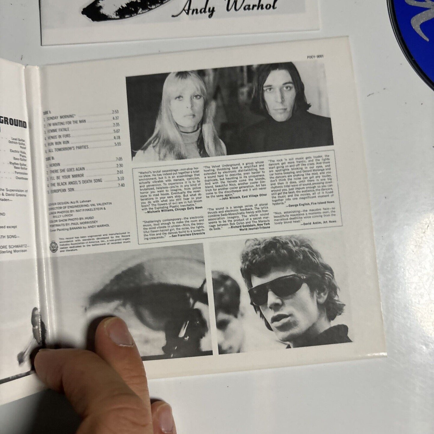 The Velvet Underground & Nico (CD, 2000) Japan pocy-9001 Digipak