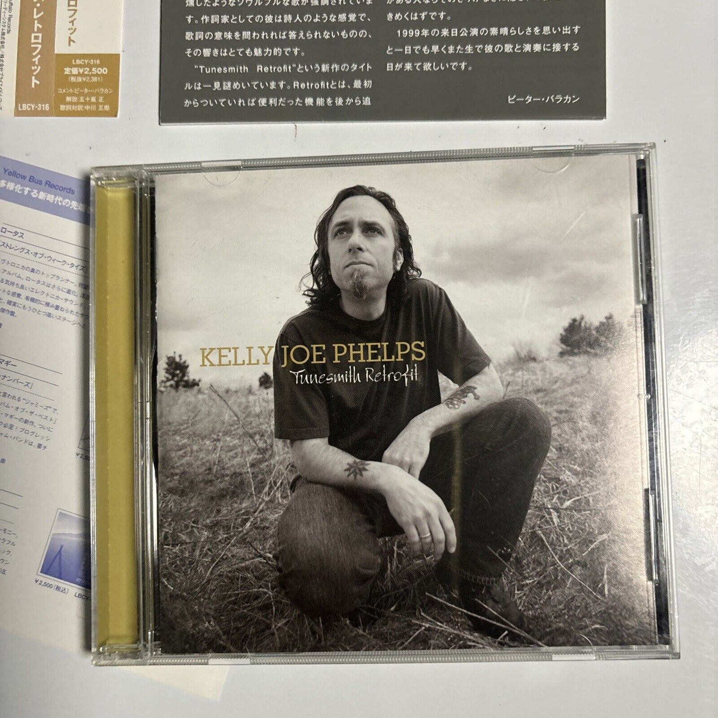 Kelly Joe Phelps - Tunesmith Retrofit (CD, 2006) Japan lbcy-316 Obi
