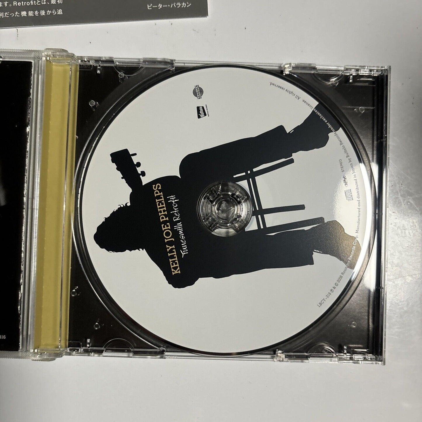 Kelly Joe Phelps - Tunesmith Retrofit (CD, 2006) Japan lbcy-316 Obi