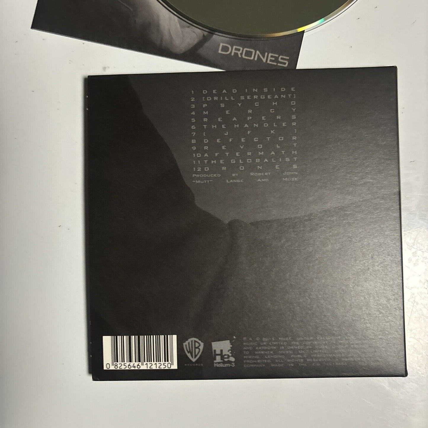 Muse - Drones (CD, 2015) Gatefold Cardsleeve