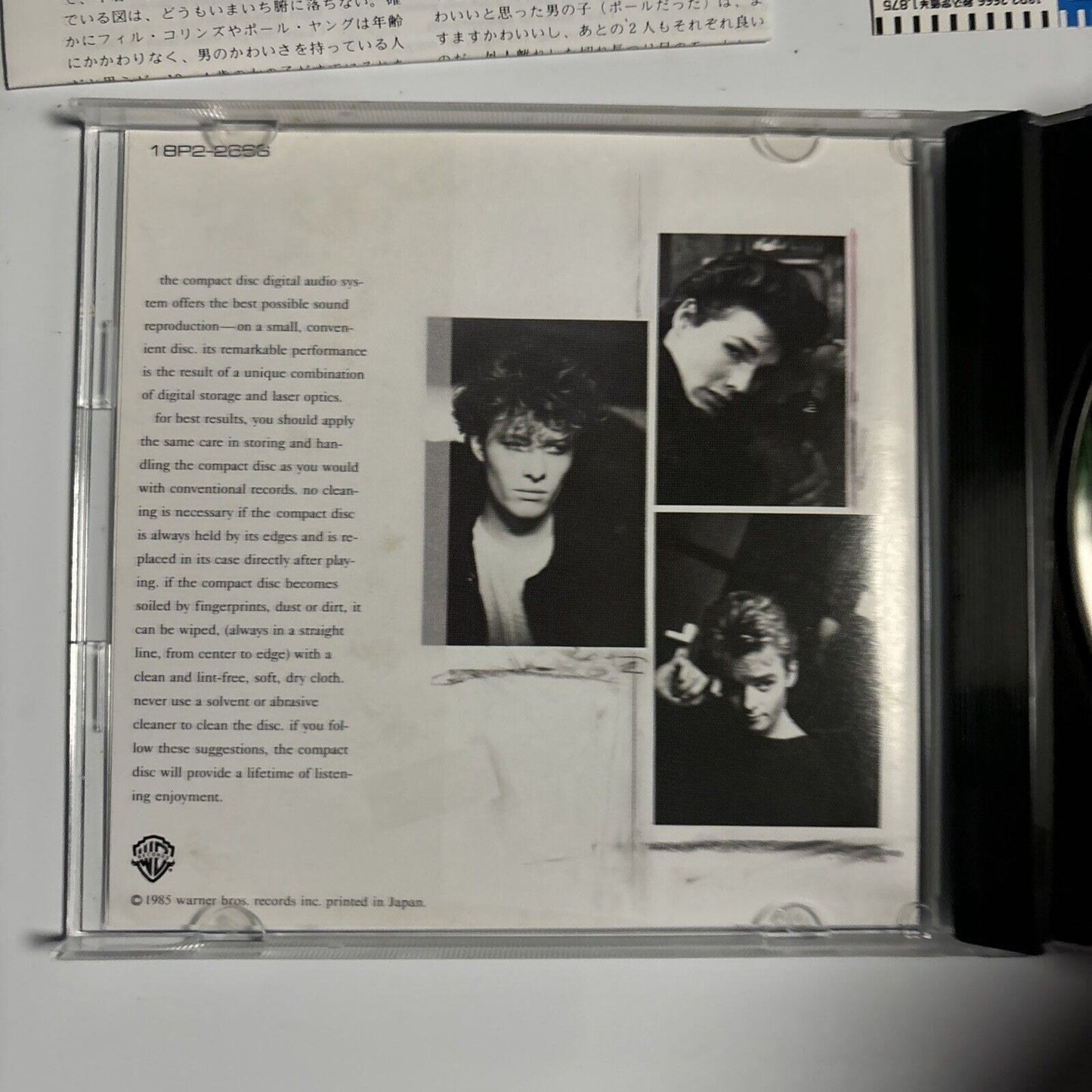 a-ha - Hunting High And Low (CD, 1989) Japan 18p2-2666 Warner Bros. Records Obi