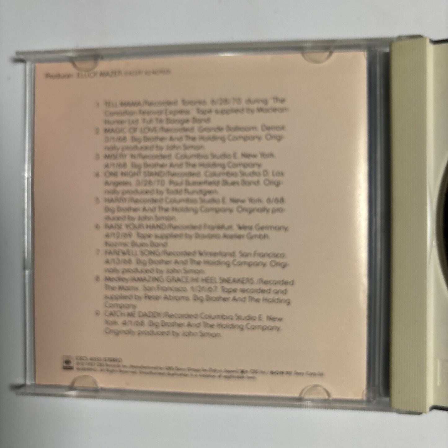 Janis Joplin - Farewell Song (CD, 1990) Rock Japan cscs-6053