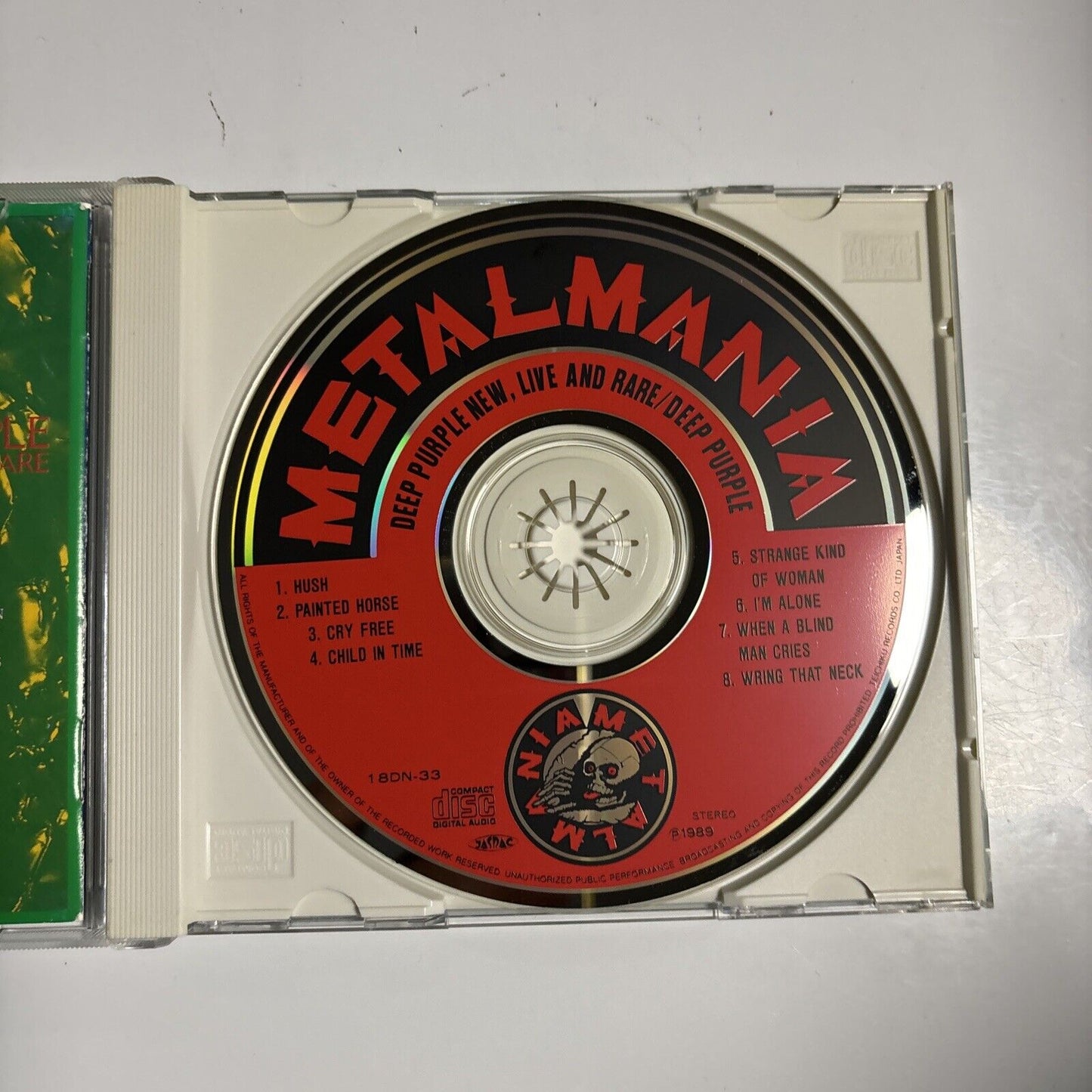 Deep Purple - New, Live And Rare (CD, 1989) Japan 18dn-33