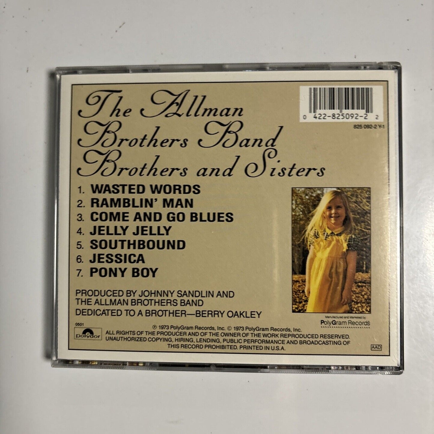 The Allman Brothers Band - Brothers And Sisters (CD, 1973) Polydor Germany