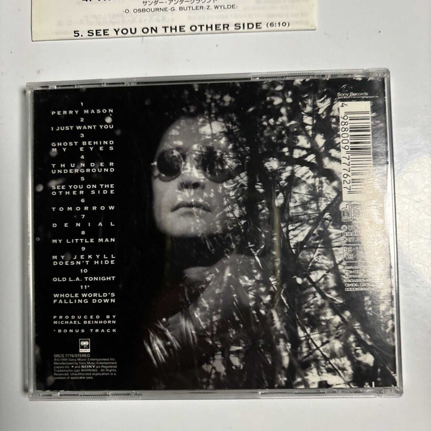 Ozzy Osbourne - Ozzmosis [Japan Bonus Track] (CD, 1995) Japan SRCs-7776