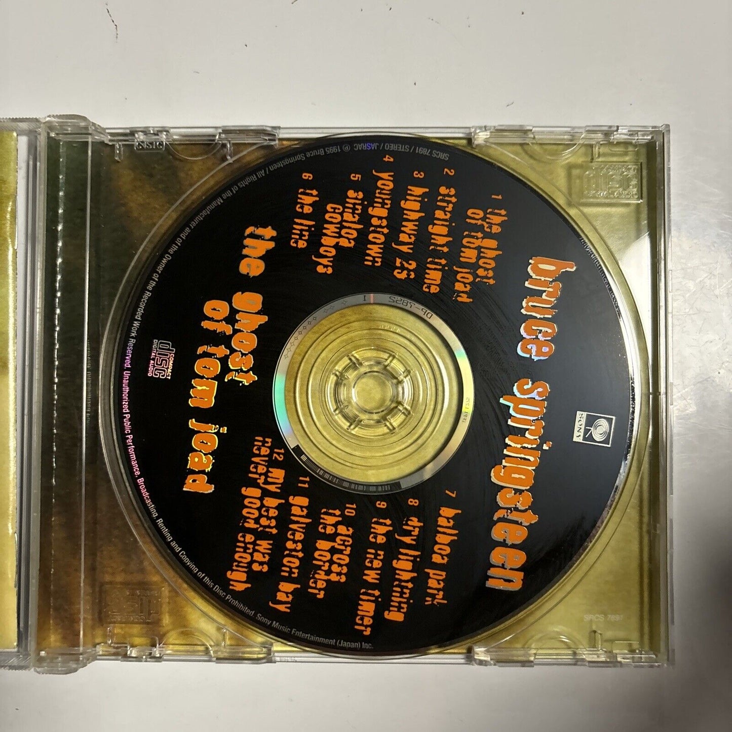 Bruce Springsteen - The Ghost Of Tom Joad (CD, 1995) Japan SRC-7891