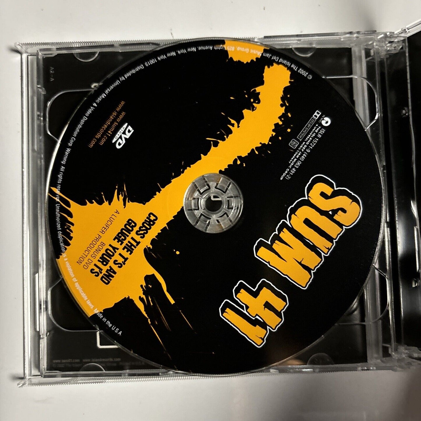Sum 41 - Does This Look Infected? (CD + DVD, 2002) Island Records