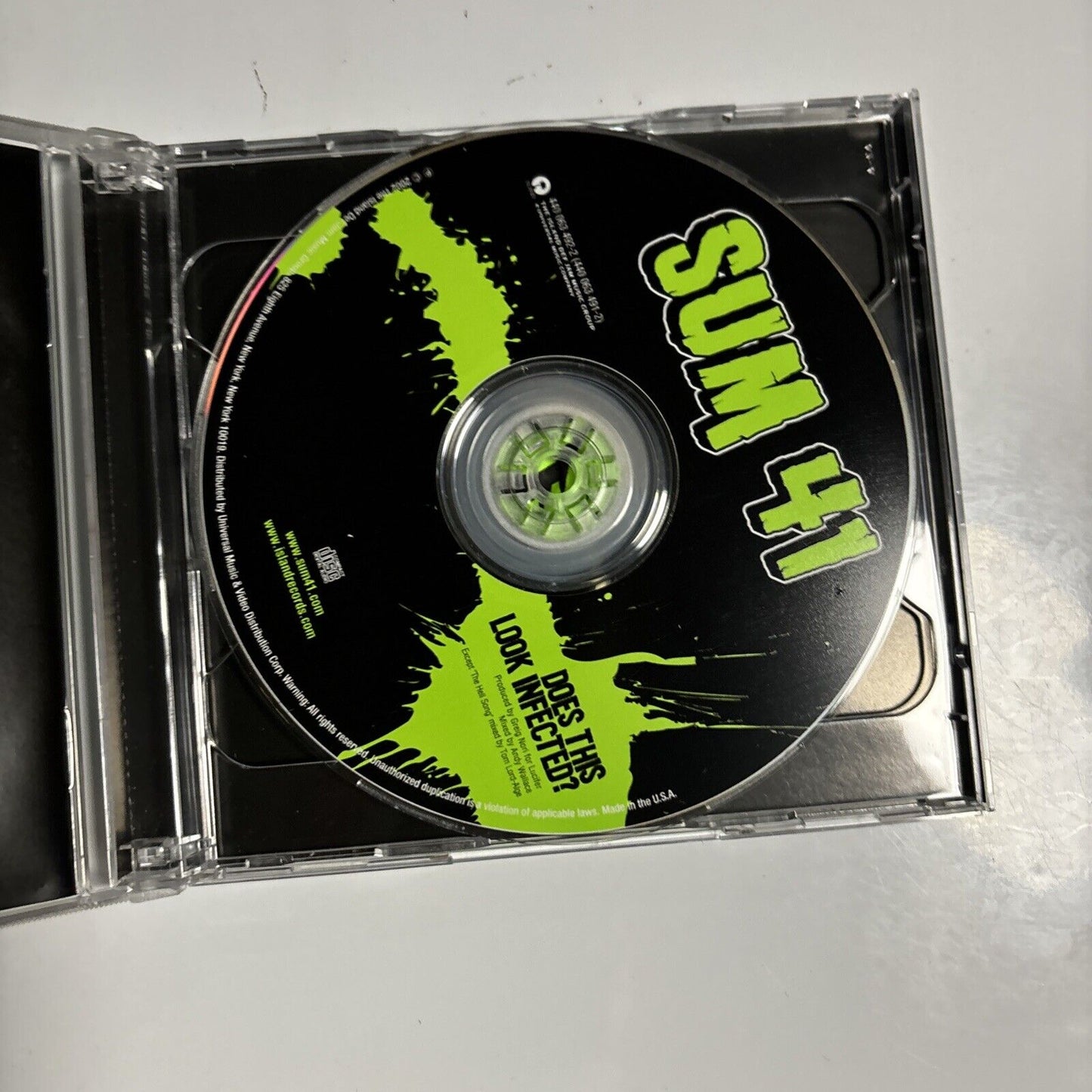 Sum 41 - Does This Look Infected? (CD + DVD, 2002) Island Records