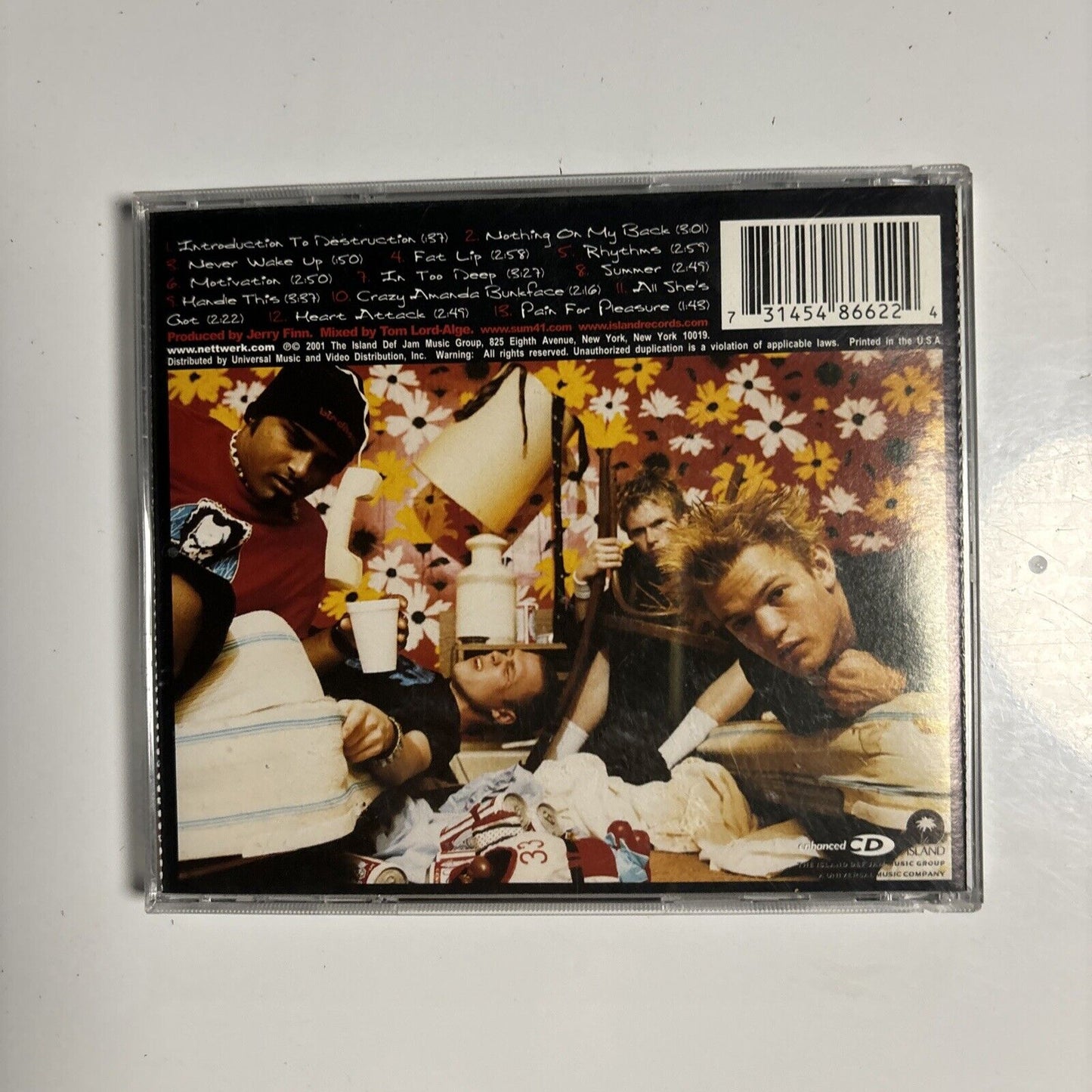 Sum 41 - All Killer No Filler (CD, 2001) Rock Island Records