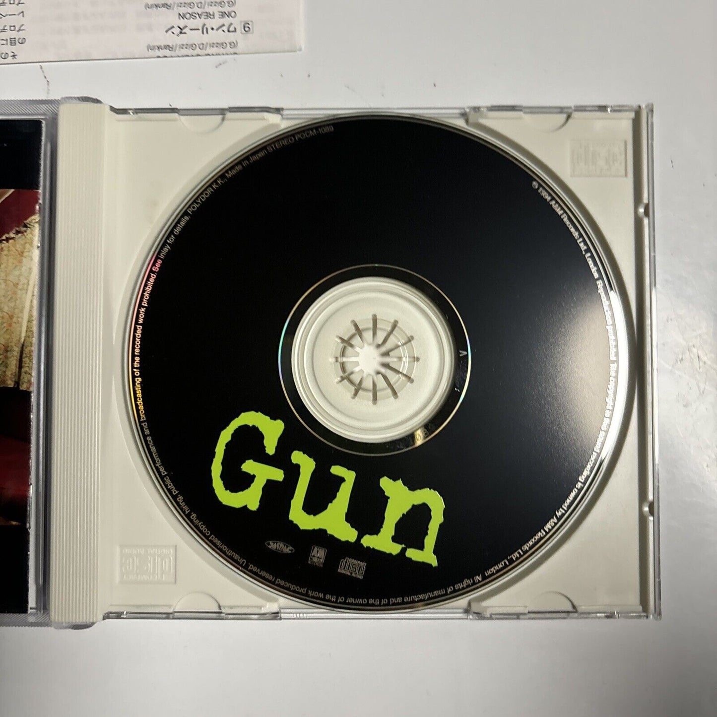 Gun - Swagger (CD, 1994) Rock Japan pocm-1089