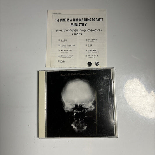 Ministry - The Mind Is A Terrible Thing To Taste (CD, 1991) Japan wpcp-4567