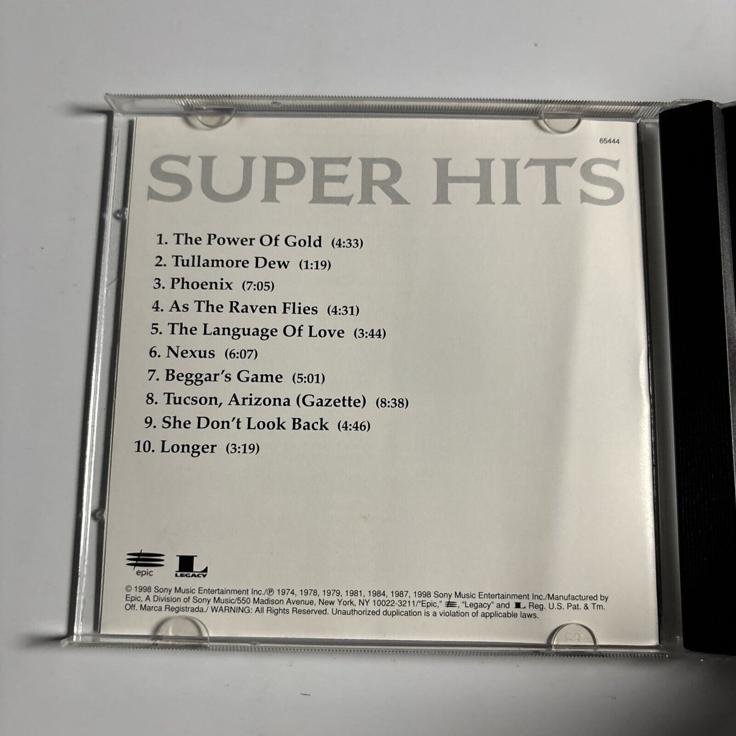 Dan Fogelberg - Super Hits (CD, 1988) Rock EK 65444
