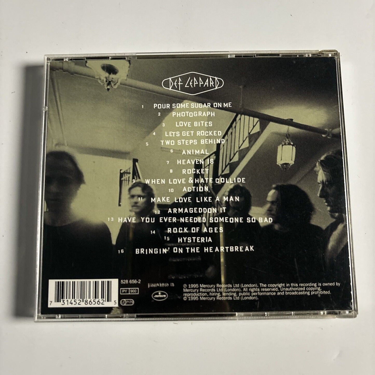 Def Leppard - Vault: Def Leppard Greatest Hits 1980-1995 (CD, 1995) 528 656-2